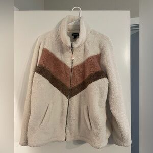 Torrid Sherpa Zip Up Jacket